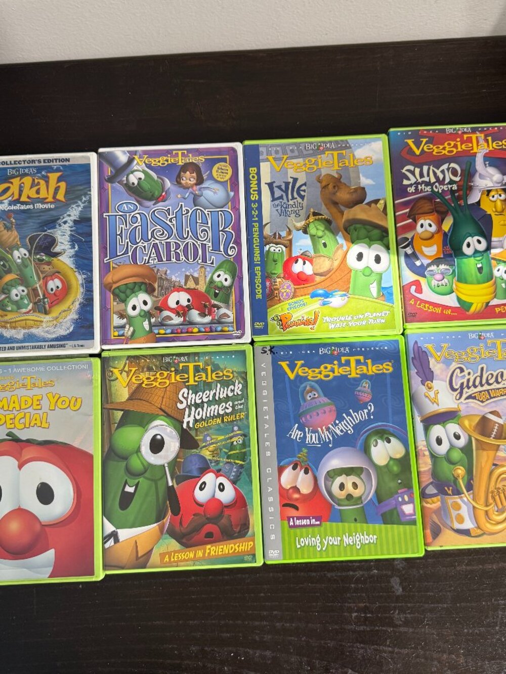 VeggieTales DVD Lot Of 7 Christian Learning Family Big Idea Cartoon Preschool L